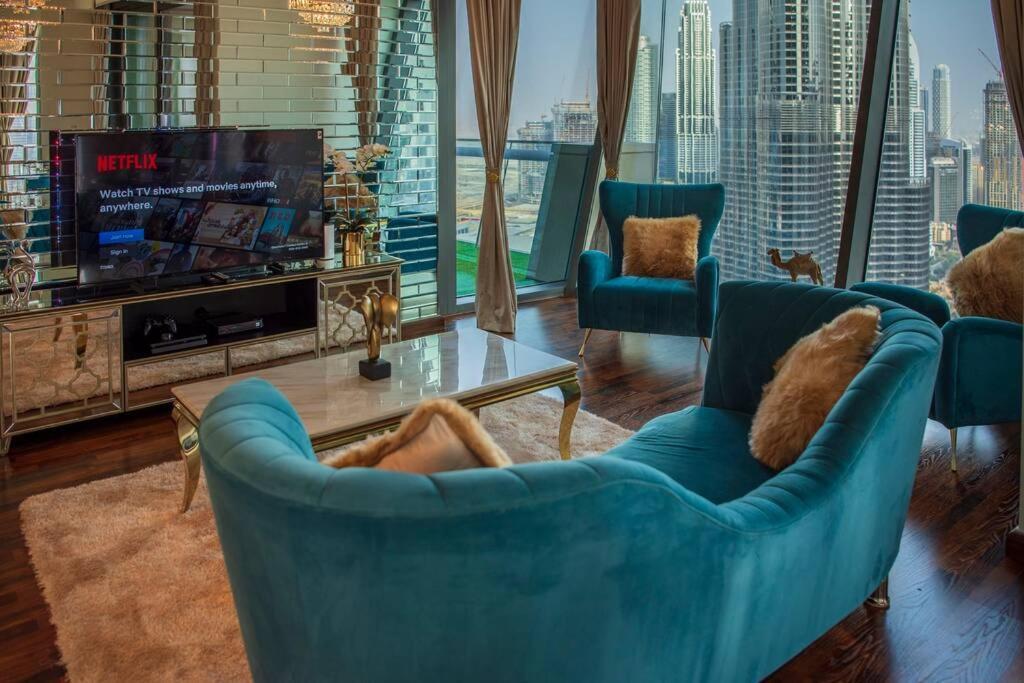 First Class 3Br With Full Burj Khalifa And Fountain View ดูไบ ภายนอก รูปภาพ